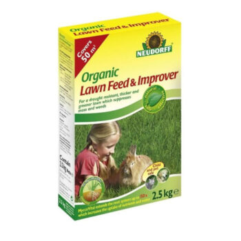 Organic Lawn Feed & Improver with Mycorrhiza Box 2.5kg