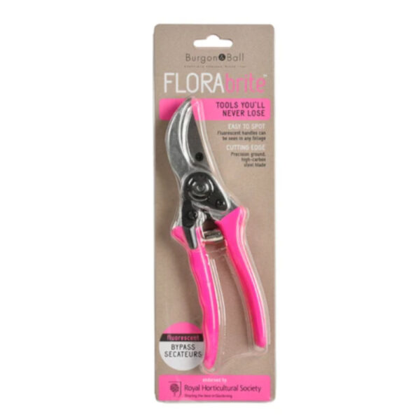 Florabrite Bypass Secateurs Pink - Image 2