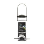 Hammered Steel Seed Feeder 2 Port
