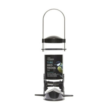 Hammered Steel Seed Feeder 2 Port
