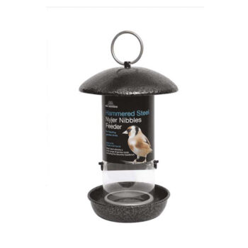 Hammered Steel Nyjer Seed Feeder