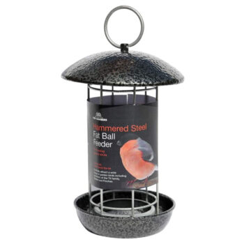 Hammered Steel Fat Ball Feeder
