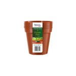 Flower Pot x 5 Terracotta 10cm