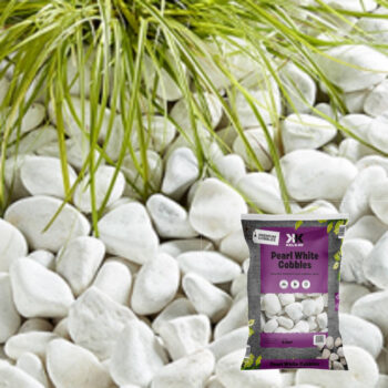 Pearl White Cobbles 50-70mm