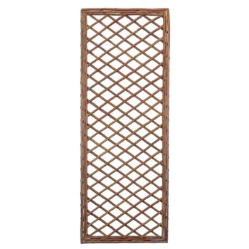 Framed Willow Trellis Panel
