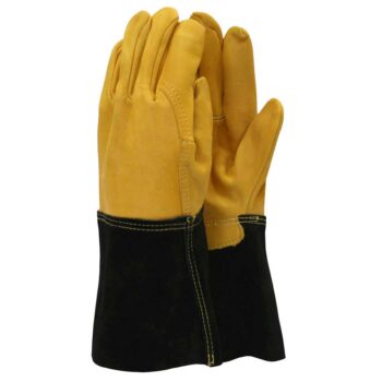Ladies Deluxe Premium Leather Gauntlet M