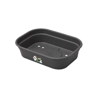 Green Basics Grow Tray Living Black Medium