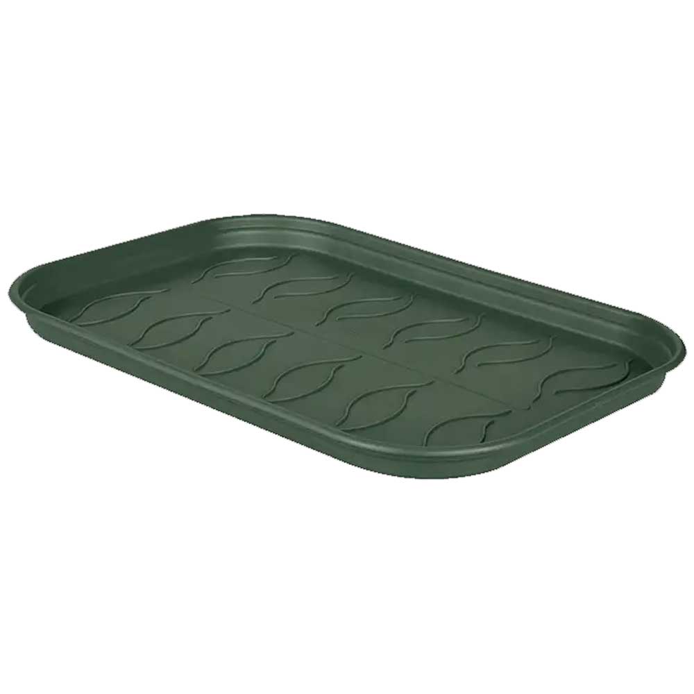 Green Basics Grow Tray Saucer Leaf Green Large Green Basics Grow Tray Saucer Leaf Green Large