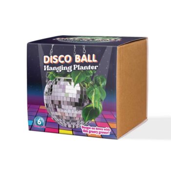 Disco Ball Hanging Planter (6in)