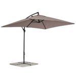 Texas Taupe Cantilever Parasol 2X3