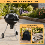 Outback Comet Charcoal Kettle - Black