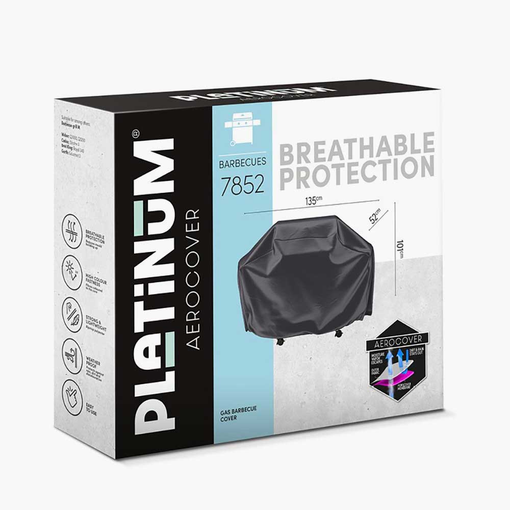 8717591770688 Gas Barbecue Aerocover 135x52x101cm high - Image 1