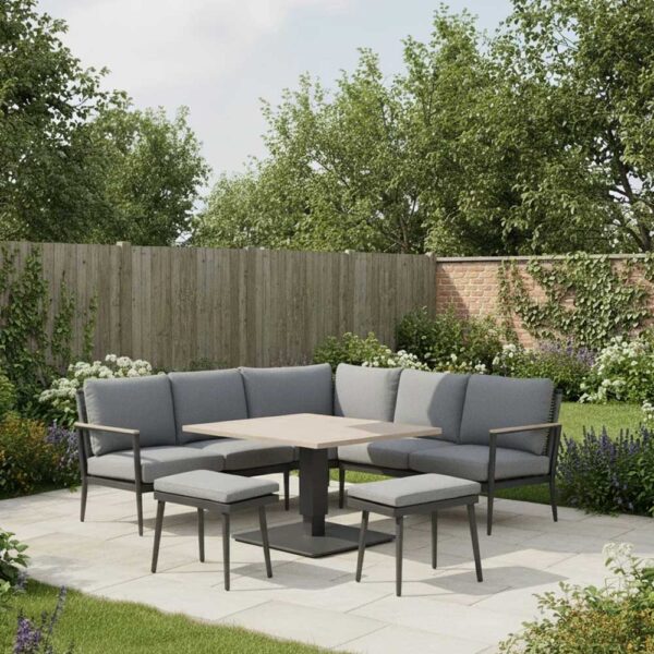 Merano Corner Set - High/Low Table - Image 2